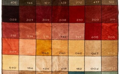 Pantone Color Chart Rug