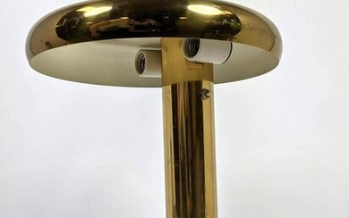 Pierre Cardin style Modernist Brass Table Desk Lamp.