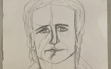 Pierre TAL COAT (1905-1985) – Etudes de visages – Esquisse de femme – 3 crayons…