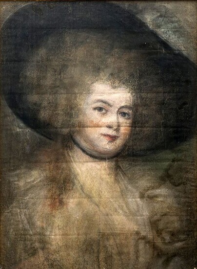 Pittore del XVIII/XIX secolo - nello stile di Rosalba Carriera (1673-1757) - Ritratto di Dama