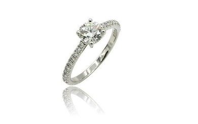 Platinum Tiffany & Co 0.80ct Diamond Engagement Ring