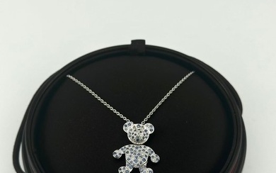 Pomellato Necklace - White gold Sapphire - Diamond
