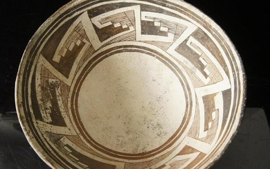 Pre-Historic Mimbres Earthenware Bowl