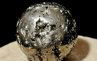 Pyrite Sphere - 6.3×6.3×6.3 cm - 550 g - (1)