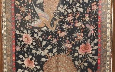 QIng Dynasty Chinese Silk Embroidery
