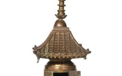 REDUCED MODEL OF A BRONZE TEMPLE