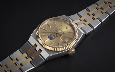 ROLEX, OYSTERQUARTZ DATEJUST, REF. 17013, A STEEL AND GOLD QUARTZ WRISTWATCH WITH THE UAE AIR FORCE LOGO ON THE DIAL