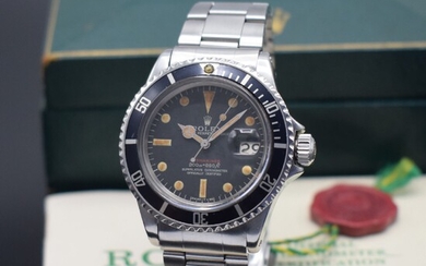 ROLEX "Red" Submariner MK II reference 1680 rare...