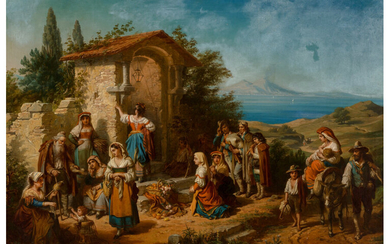 Robert Antoine Muller (1821-1883), In the Italian countryside