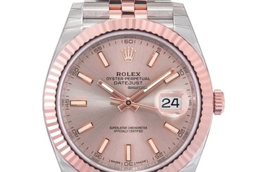 Rolex Datejust 41 126331 - Datejust Automatic Sundust Dial Stainless Steel and Everose Gold Men's