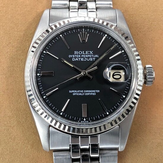 Rolex - Datejust Black Dial - 1601 - Men - 1960-1969