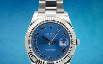Rolex - Datejust II 41 'Blue Roman Dial' - 116334 - Men - 2011-present