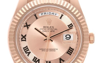 Rolex Day-Date II Everose Concentric