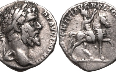 Roman Empire Septimius Severus AD 196-197 AR Denarius Very Fine