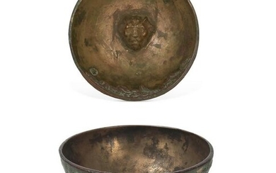 Roman bronze bowl