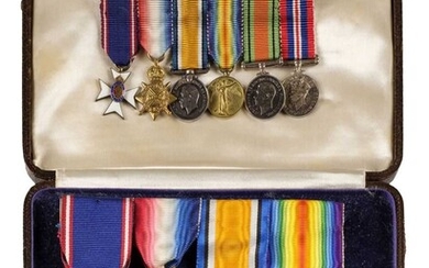 Royal Victorian Order. A group of medals - Captain James Gordon Paterson