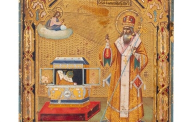 Russia, Icon of the saint, 19th/20th Century