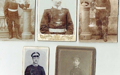Russian Empire 5 Antique photos of Jewish Cantonists, Caucasus, Ukraine, Lithuania, Pre 1917