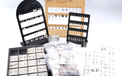 Scruples, etc. A collection of sterling silver earrings and studs (120+)