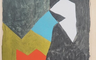 Serge Poliakoff (d'après) - Composition noire et verte