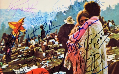 Signed original Woodstock soundtrack album