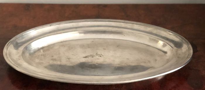 Silver plated dish / tray - Louis XVI - Silver plated