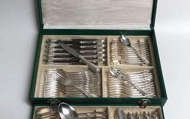 Solingen - Solingen - Complete Cutlery (85) - Baroque - Silverplate