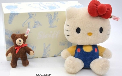 Steiff Germany teddy bear, 682216 'Hello Kitty 40th anniversary', boxed with certificate