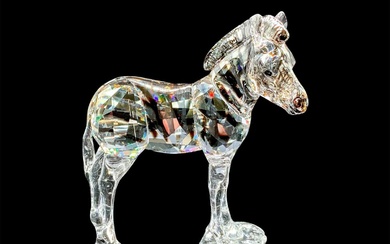 Swarovski Crystal Figurine, SCS Zebra Baby Zuri