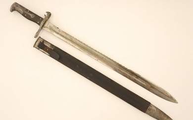 Swiss Model 1878 Sawback Bayonet