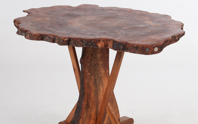 TABLE. Massive elm root. Ölunds, unique.