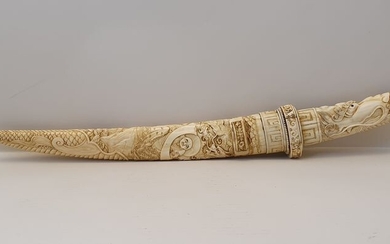 Tanto (1) - Ivory - Japan - Late 19th century