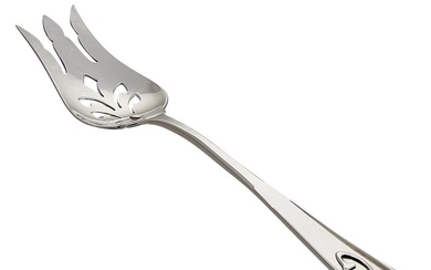 The Kalo Shop pierced serving fork, #25 1 7/8"w x 10"l
