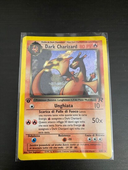 The Pokémon Company - Trading card Dark Charizard prima edizione team rocket - 2000