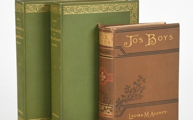 Three Volumes, Louisa M. Alcott and Browning