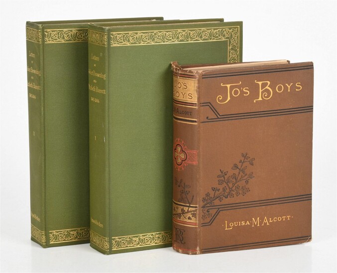 Three Volumes, Louisa M. Alcott and Browning