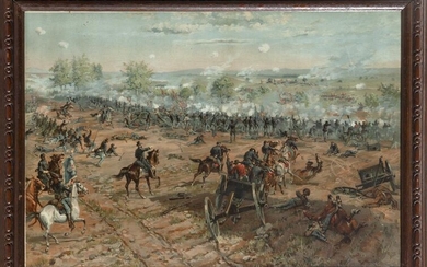 Thure de Thulstrup, Battle of Gettysburg, Collotype