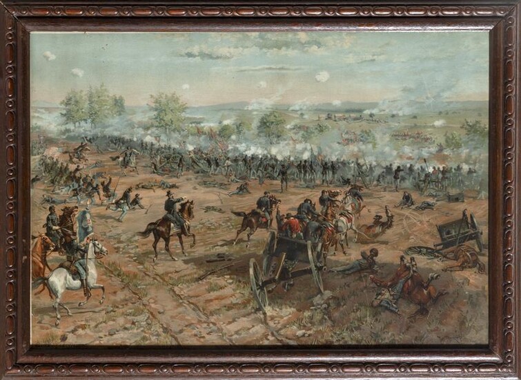 Thure de Thulstrup, Battle of Gettysburg, Collotype