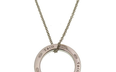 Tiffany 1837 Circle Silver 925 Necklace 0204 TIFFANY&Co. Women's
