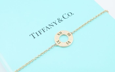Tiffany & Co - Atlas - 18 kt. Gold - Bracelet - 0.04 ct Diamond