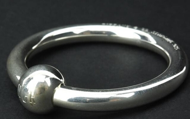 Tiffany & Co Sterling Silver Baby Rattle Ring