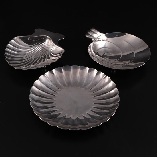Tiffany & Co. and Other Sterling Silver Bonbon Bowls and Dish