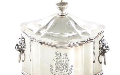 Tiffany & Co silver covered box, with unusual history