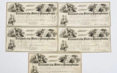 Treasurer of the State of Pennsylvania, Five Notes