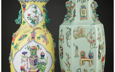 Two Large Chinese Porcelain Vases