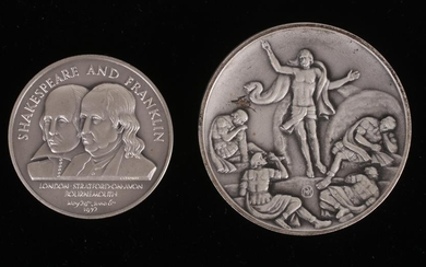 Two Sterling Medallions