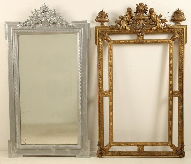 Two antique French mirrors