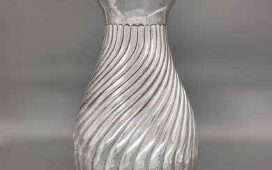 Vase - .900 silver - Italy - Late 20th century