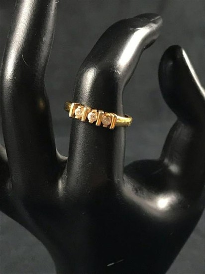 Vintage Gold Toned Cocktail Ring