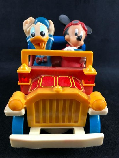 Vintage Walt Disney Mickey Mouse and Donald Duck Toy